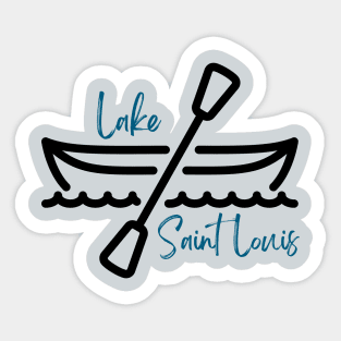 Lake Saint Louis Canoe Sticker